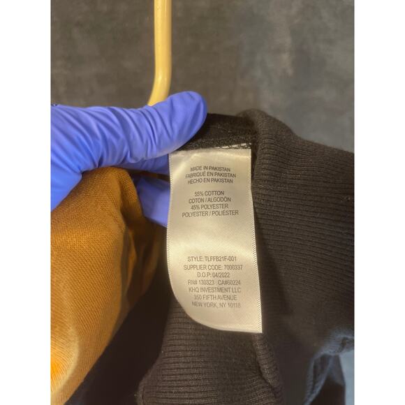 Boys Black and Tan Timberland Hoodie 10-12 - Picture 4 of 5